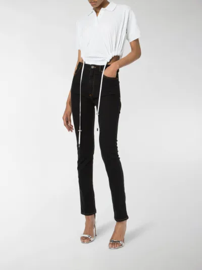 back cut out jeans