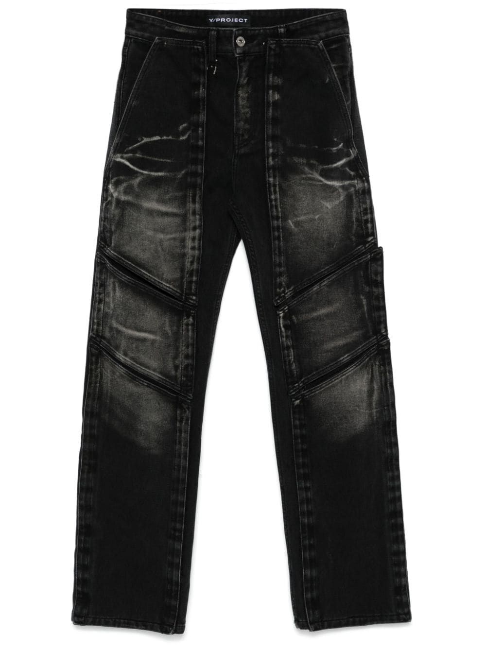 Y/Project touch-strap multi-panel jeans | Eraldo.com US