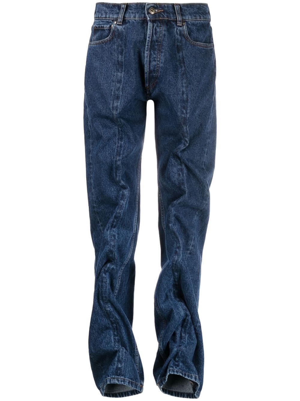 Wire wide-leg cotton jeans | Y/Project | Eraldo.com