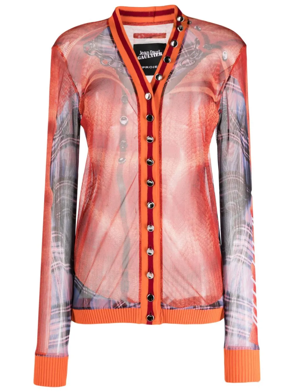 Y Project x Jean Paul Gaultier Trompe L Oeil cardigan Eraldo HR