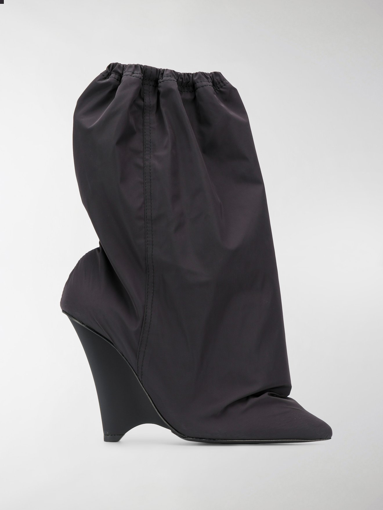 deconstructed lace boot