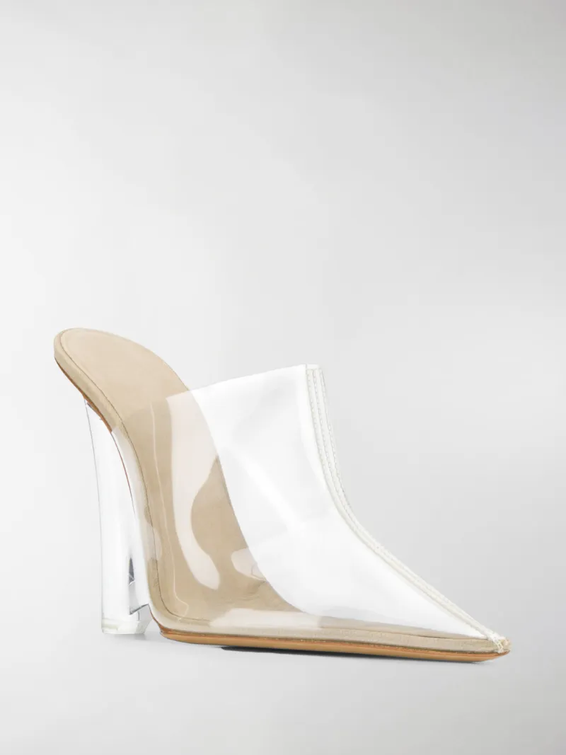 Yeezy Season 8 wedge mules neutrals | MODES