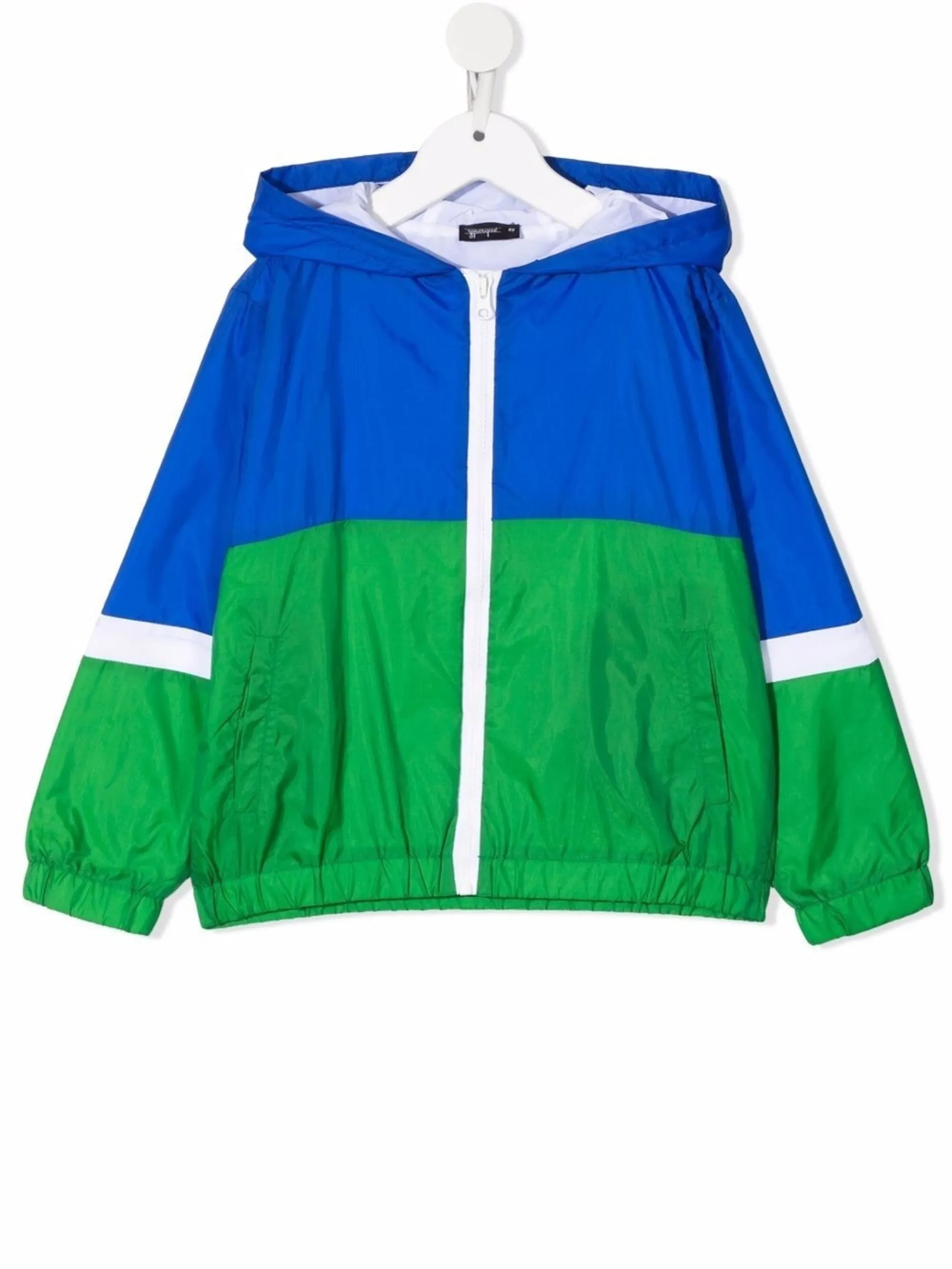 colourblock zipup rain jacket yporqué