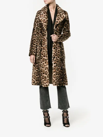 yves salomon leopard coat
