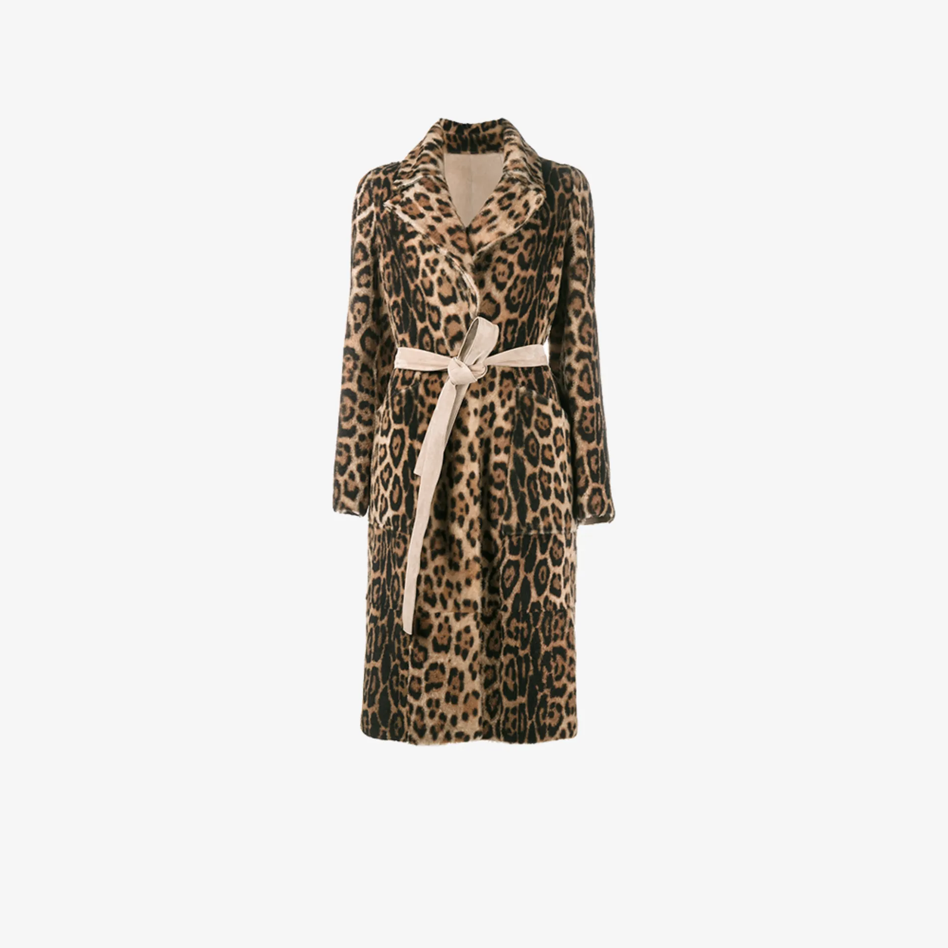 yves salomon leopard coat
