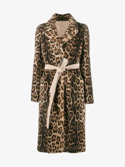 yves salomon leopard coat