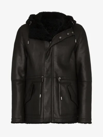 yves salomon reversible shearling coat