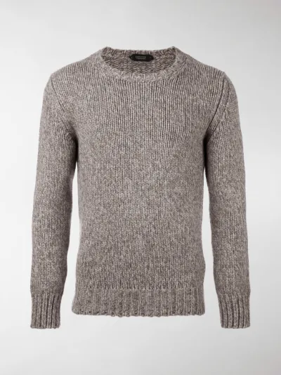 Zanone Maglione da pescatore marrone | MODES