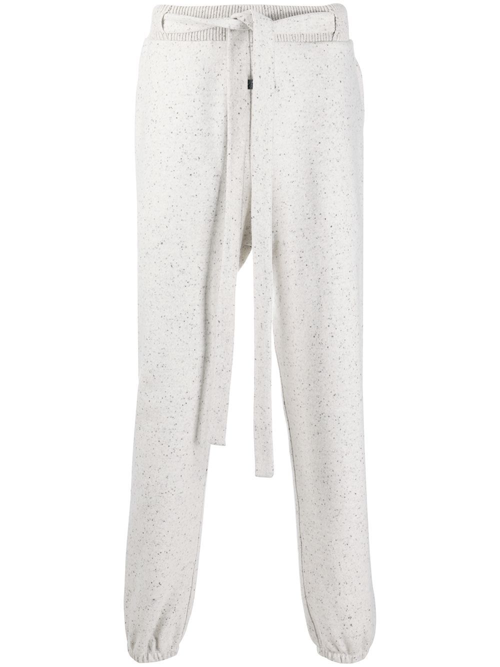 Zegna FEAROFGODZEGNA speckled wool track pants | Eraldo.com US