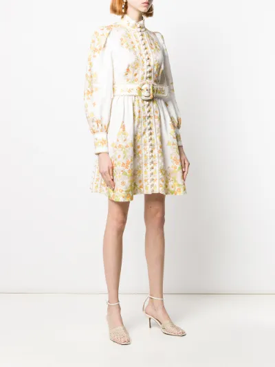 Abito corto con ricamo | ZIMMERMANN | Eraldo.com