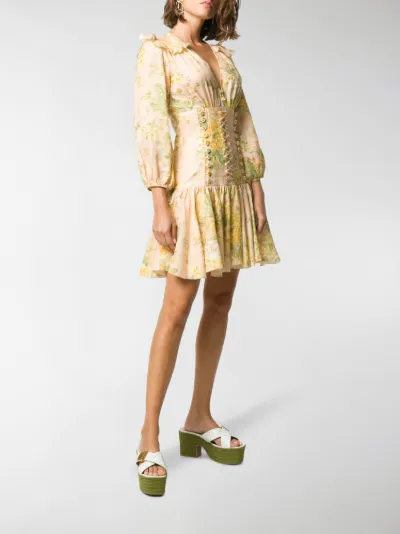 zimmermann corset dress