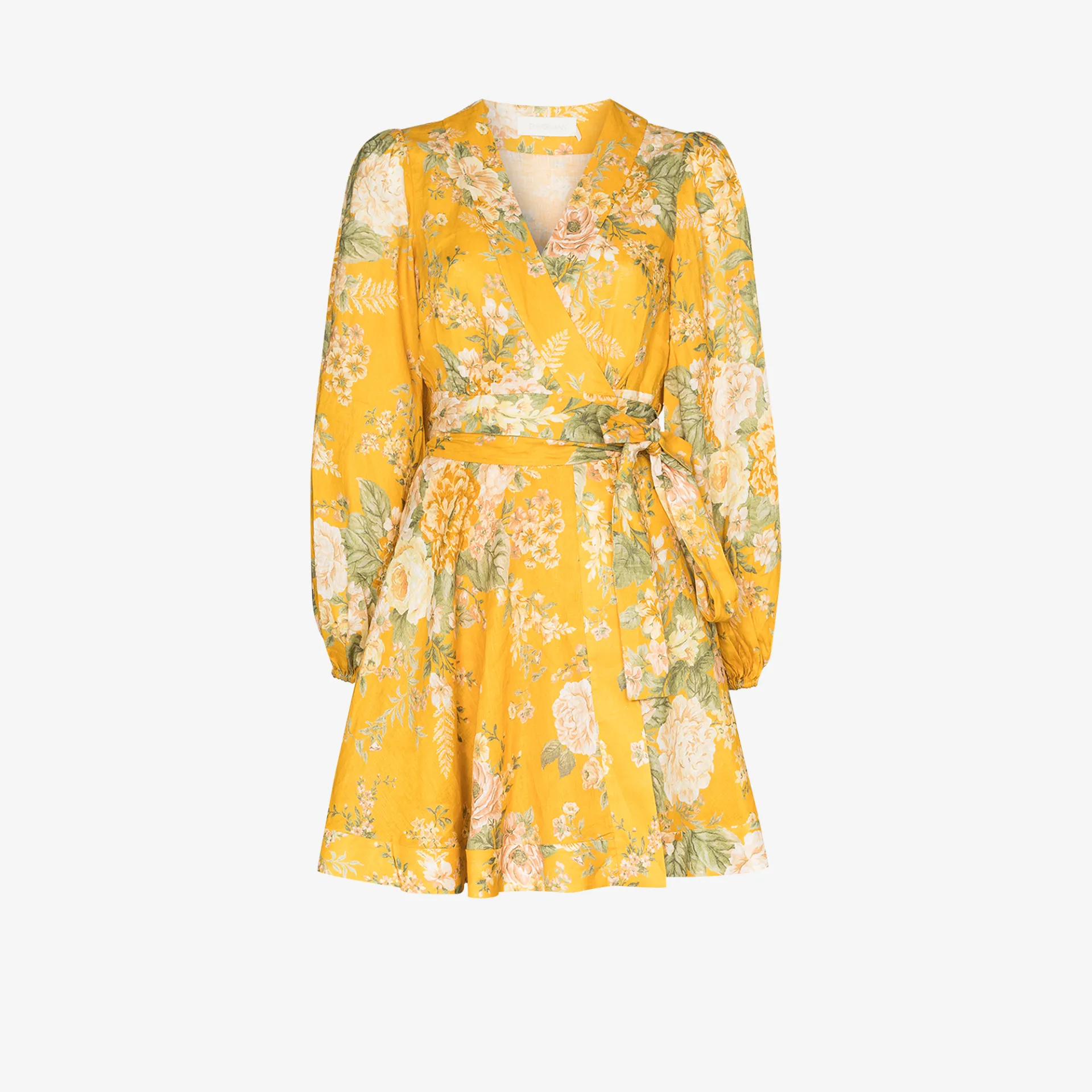 zimmermann floral mini dress