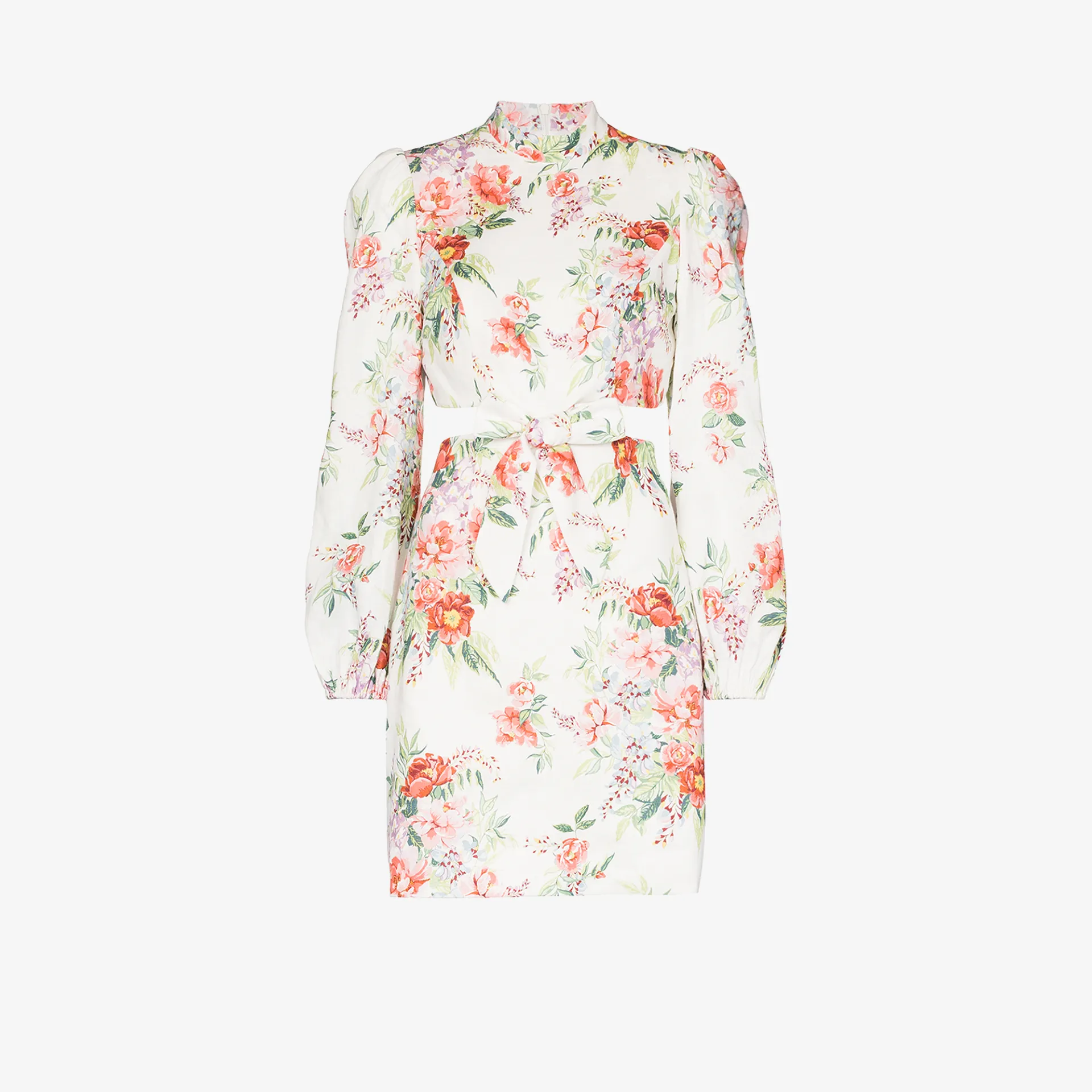 zimmermann cut out floral dress