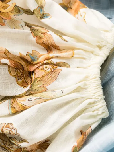 ZIMMERMANN Chintz floral-print wrap midi dress | Eraldo.com FR