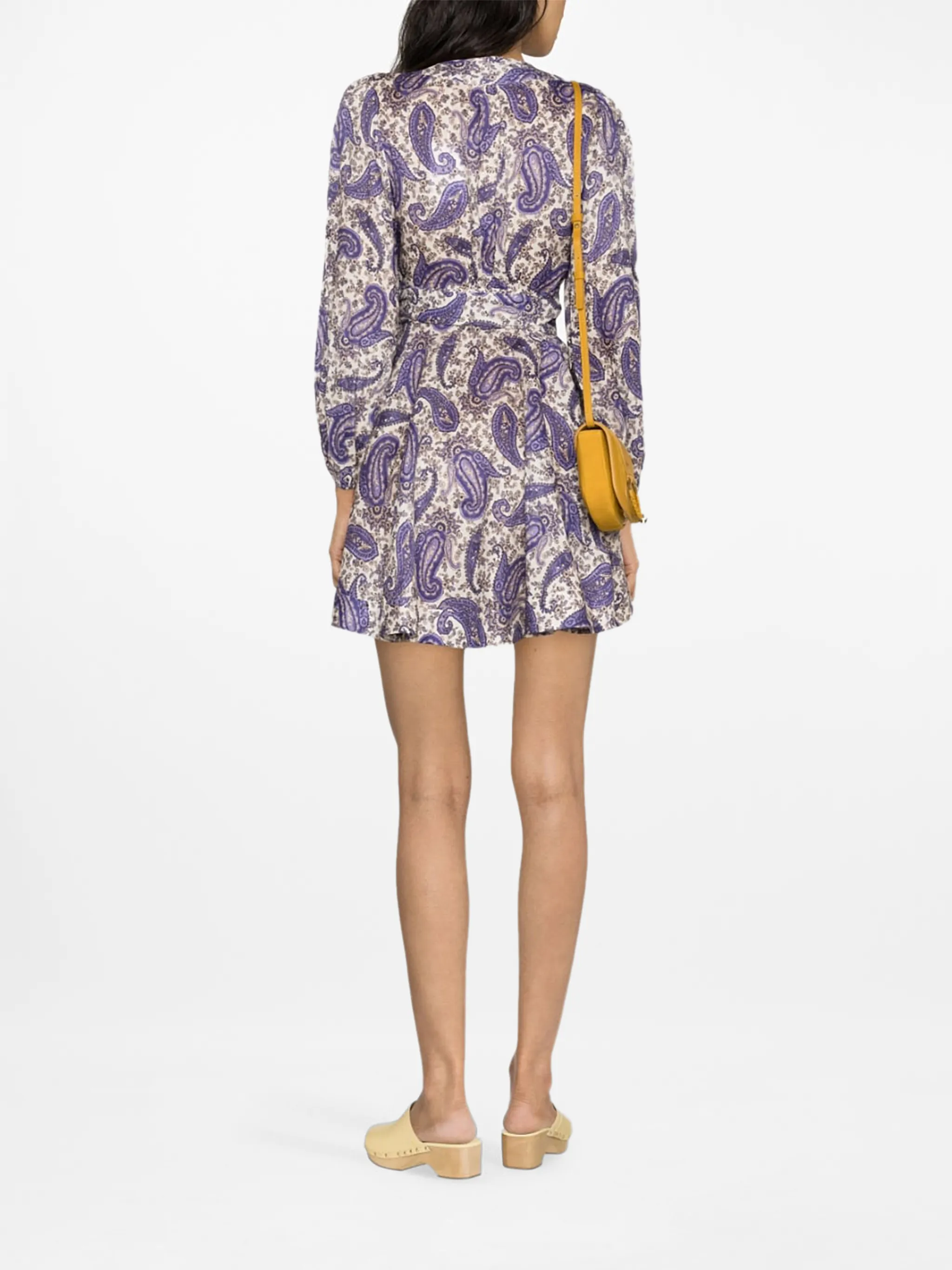 Devi Paisley Print Wrap Dress Zimmermann