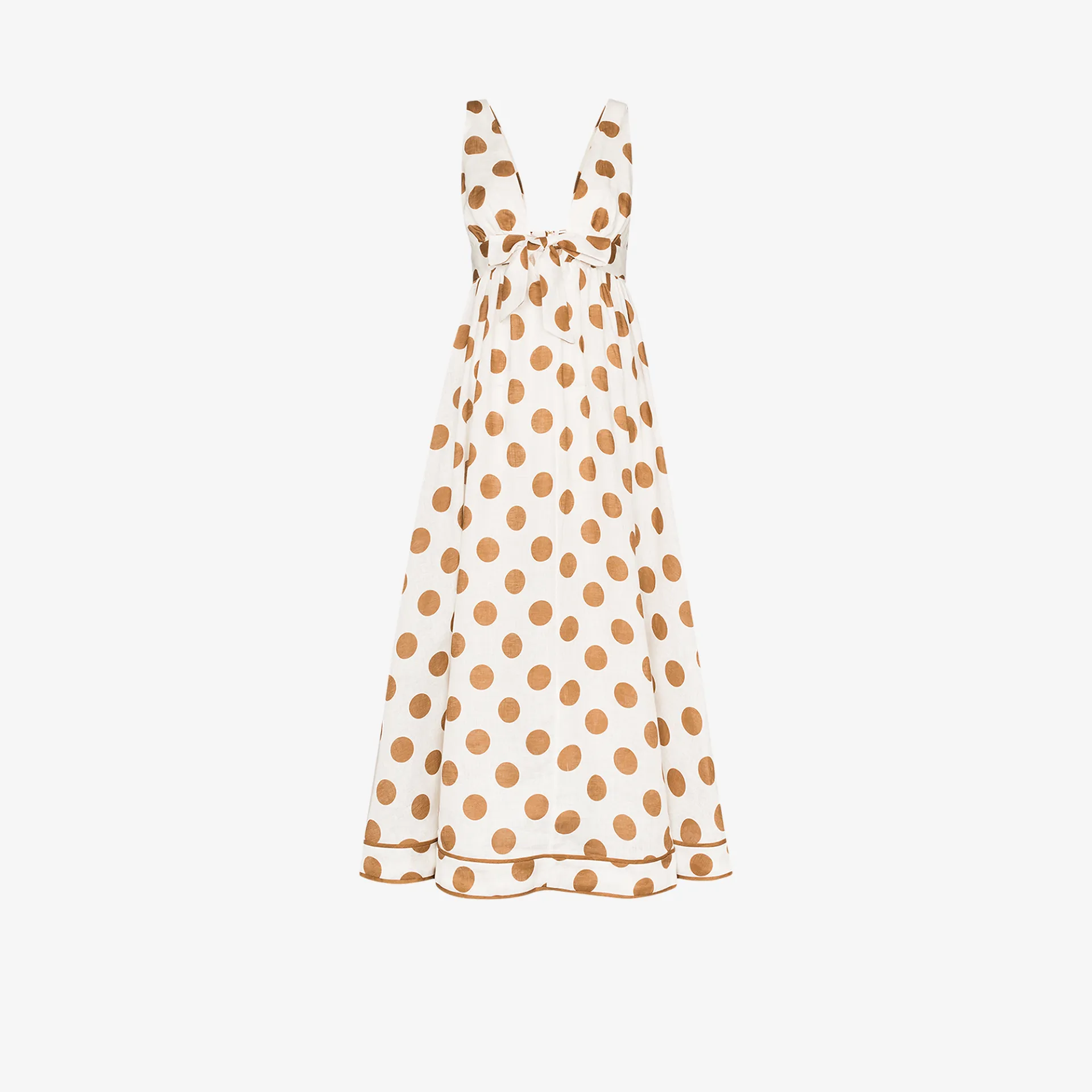 polka dot maxi dress