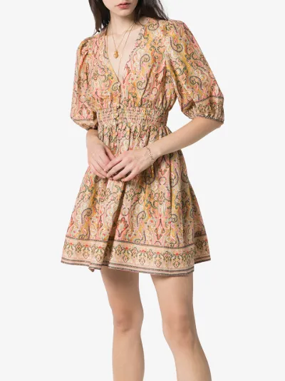 paisley mini dress