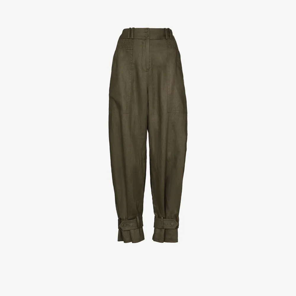 high waisted combat trousers