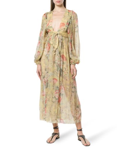 zimmermann melody wrap dress