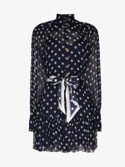 zimmermann black polka dot dress