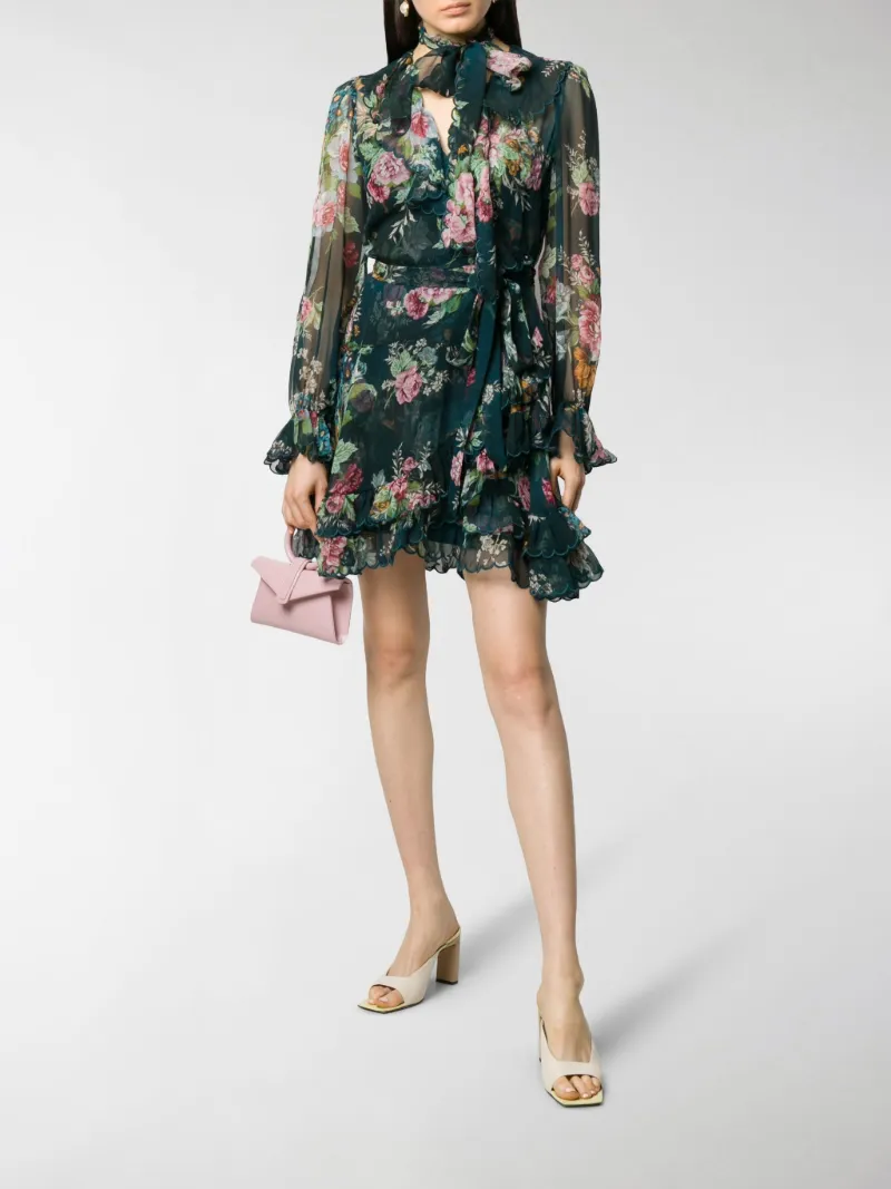 zimmermann green floral dress